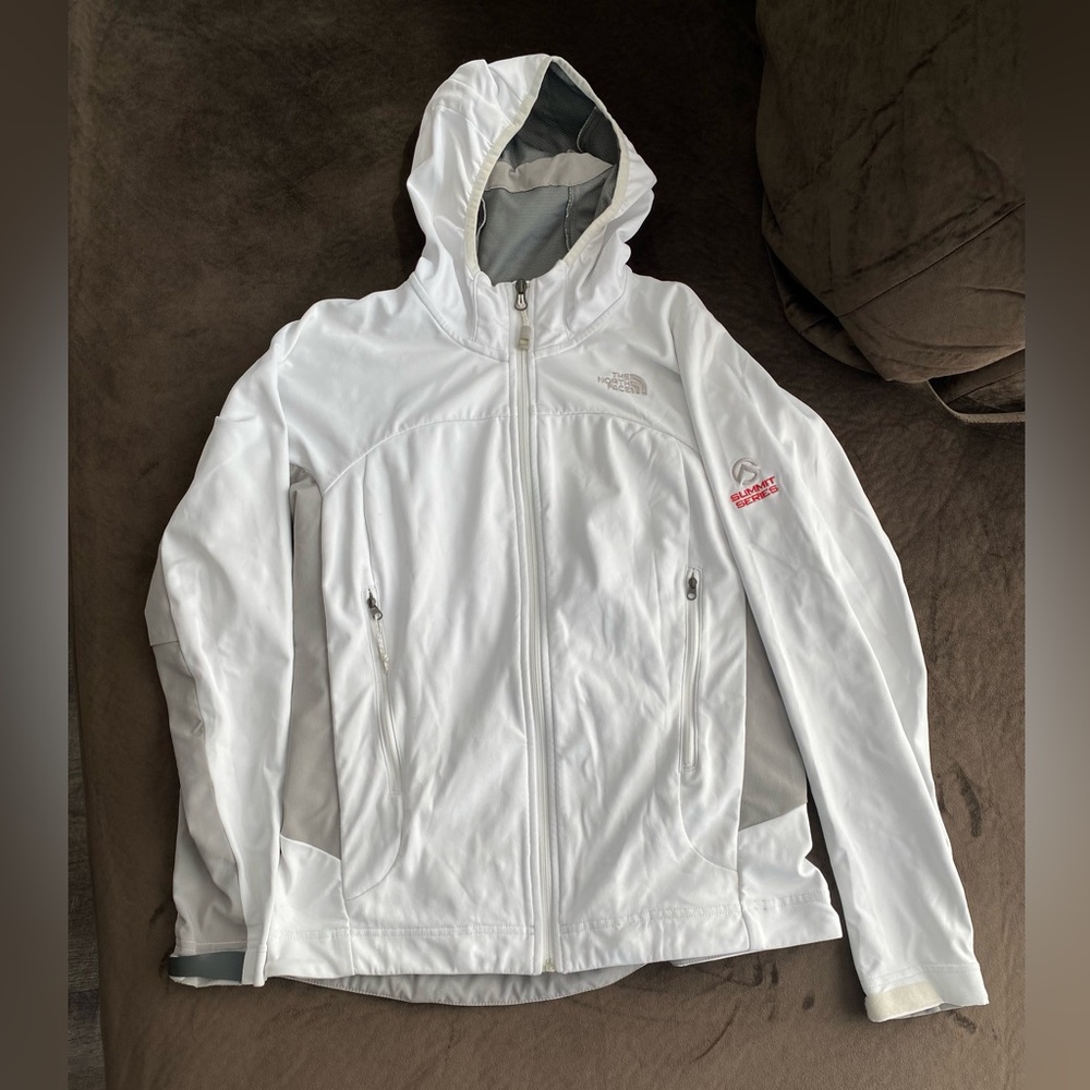 The North Face - white windbreaker